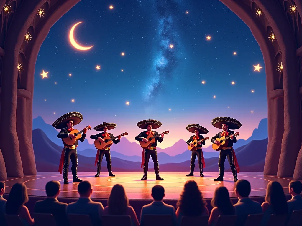 Céu estrelado mexicano